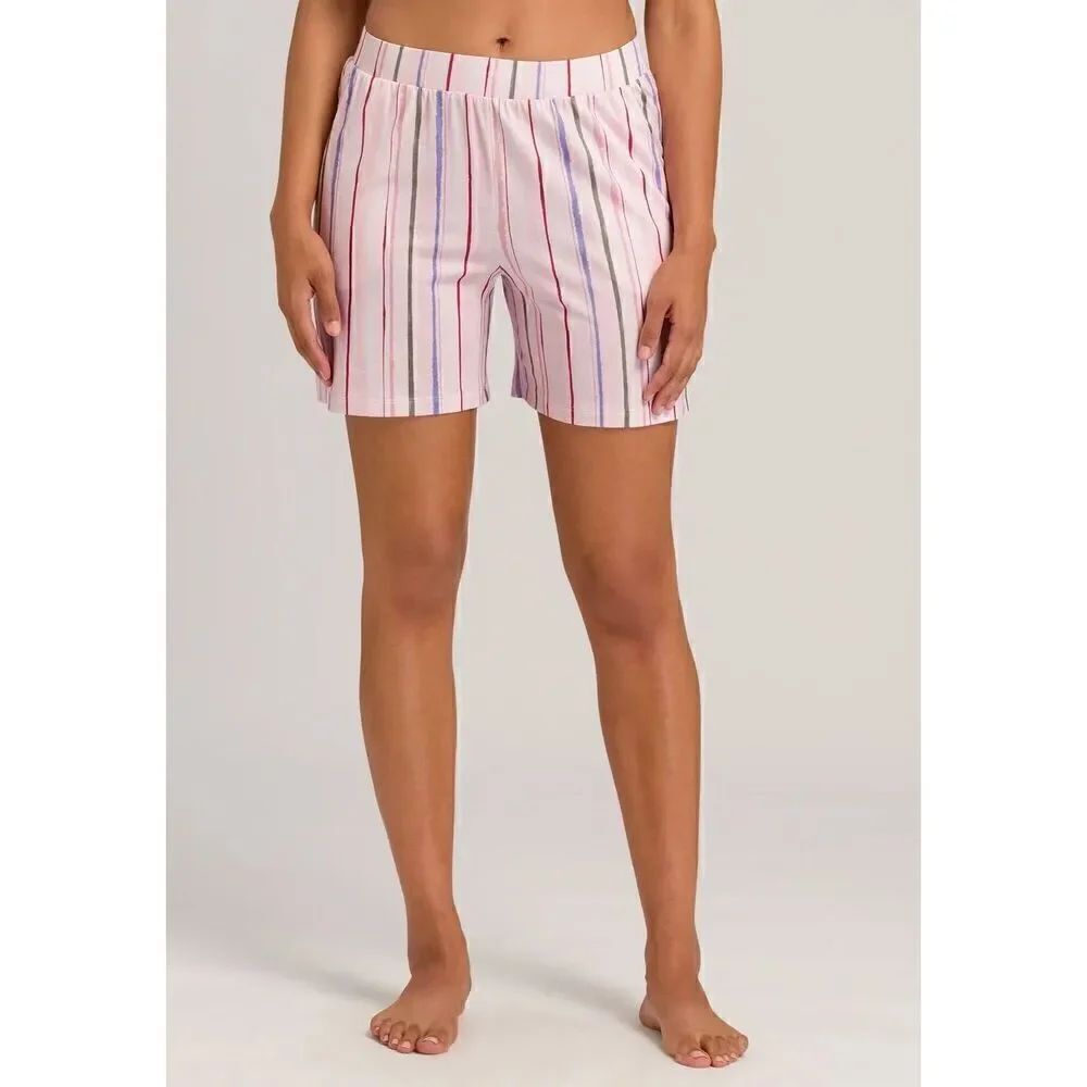 Hanro NWT sleep & lounge Trouser Short Tencel Stripe Size Large